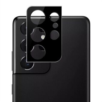 MOCOLO kameralinse skærmbeskytter til Samsung Galaxy S22 Ultra 5G, silketryk fuld lim Klart hærdet glas 9H beskyttelsesfilm - sort