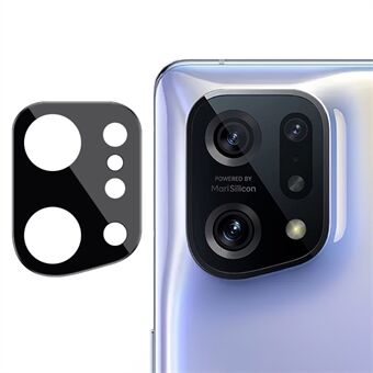IMAK For Oppo Find X5 Ultra Clear hærdet glas film kamera linsebeskytter (sort version)
