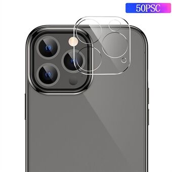 Til iPhone 13 Pro /13 Pro Max  50 stk/pakke HD Anti-ridse kameralinsebeskytter Høj aluminium-silicium glasfilm