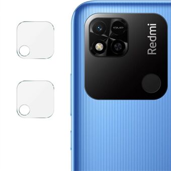 IMAK til Xiaomi Redmi 10A 4G 2 stk/sæt Kameralinsebeskytter Præcis udskæring HD Slidbestandig hærdet glasfilm