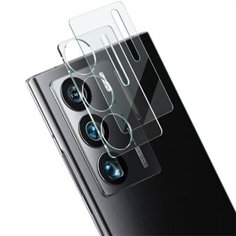 IMAK til ZTE Axon 40 Ultra 5G bagkamera linsebeskytter integreret hærdet glas linsefilm + akryl linsehætte