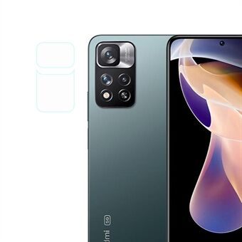 Til Xiaomi Redmi Note 11 Pro 5G (Qualcomm)/Note 11 Pro 4G (MediaTek) Kameralinsebeskytter Klart hærdet glas Kameradæksel Skærmbeskytter tilbehør