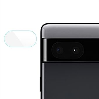 Kameralinsebeskytter til Google Pixel 6a, hærdet glas Ridsefast HD Transparent Flim