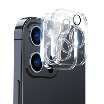 ENKAY HAT-PRINCE 2 stk/sæt til iPhone 13 Pro /13 Pro Max  Full Cover Kameralinsebeskytter HD Klar hærdet glasfilm