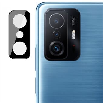 IMAK For Xiaomi 11T Pro 5G/11T 5G Brøndbeskyttelse Hærdet glas Kameralinsebeskytter HD Klar Scratch linsefilm (sort version)