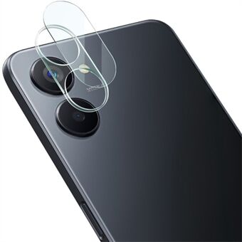 IMAK kamera linsefilm til Realme V20 5G Anti-slid Anti-olie High Definition hærdet glas linsebeskytter + akryl linsehætte