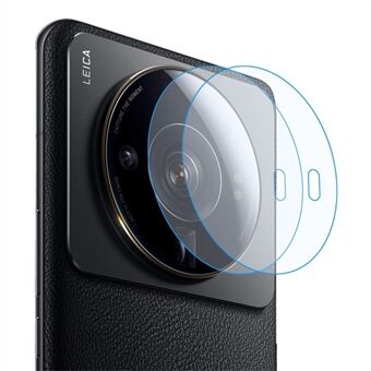 ENKAY HAT-PRINCE 2 stk / sæt til Xiaomi 12S Ultra 5G kameralinsebeskytter 9H 0,2 mm høj aluminium-silicium glas fuld dækfilm