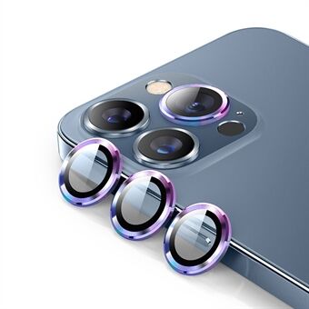 ENKAY HAT Prince Til iPhone 14 Pro  / 14 Pro Max  1 sæt kameralinsefilm Ring hærdet glas aluminiumslegering ringlinsebeskytter