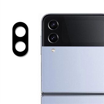 ENKAY HAT-PRINCE Til Samsung Galaxy Z Flip4 5G Anti-slid Fuld dækning bagkamera Linsebeskytter Silkeprint Hærdet glas linsefilm