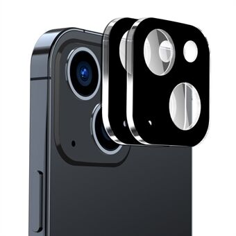 ENKAY HAT-PRINCE 2 Stk / Sæt til iPhone 13  / 13 mini  kameralinsebeskytter Fuldt dæksel Silketryk Høj gennemsigtighed hærdet glasfilm