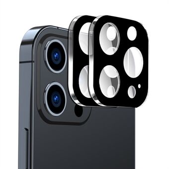 ENKAY HAT-PRINCE 2 Stk / Sæt til iPhone 13 Pro  / 13 Pro Max  hærdet glas Kameralinsebeskytter Silketryk Fuldt dækkende linsefilm