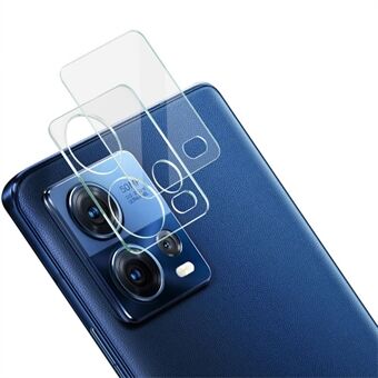 IMAK til Motorola Moto S30 Pro 5G / Edge 30 Fusion 5G kameralinsebeskytter HD klar hærdet glasfilm + akryllinsehætte