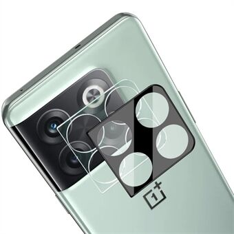 IMAK kameralinsebeskytter til OnePlus ACE Pro 5G / 10T 5G, HD Clear Integreret hærdet glasfilm + Akryllinsehætte (sort version)