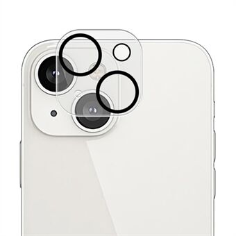 BENKS Silke Printing Kameralinsebeskytter til iPhone 14 , 0,15 mm Klar Høj Aluminium-siliciumglas Ridsefast kameralinsefilm