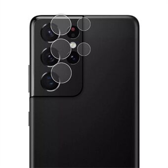AMORUS 1 sæt kameralinsebeskytter til Samsung Galaxy S22 Ultra 5G, HD hærdet glas Individuelt Ring Telefontilbehør