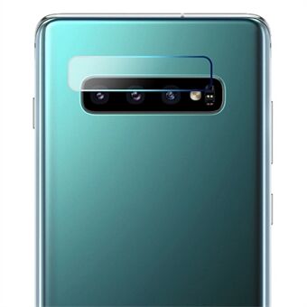 AMORUS til Samsung Galaxy S10 Plus / S10 fuld lim anti-eksplosion kamera linsebeskytter Høj transmittans hærdet glas telefon baglinse film