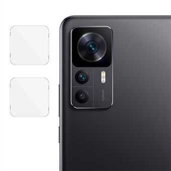 IMAK 2 stk/sæt Kameralinsebeskytter til Xiaomi 12T Pro 5G, HD hærdet glas Scratch linsebeskyttelsesfilm