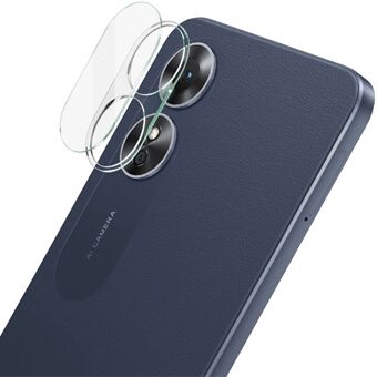 IMAK Anti-ridse integreret kamera linsebeskytter til Oppo A17 4G, ultraklart hærdet glas linsefilm + akryl linsehætte