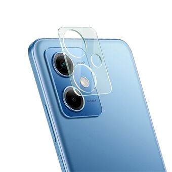 IMAK Anti-ridse kamera linsebeskytter til Xiaomi Redmi Note 12 5G, Ultra Clear integreret hærdet glas linsefilm + akryl linsehætte