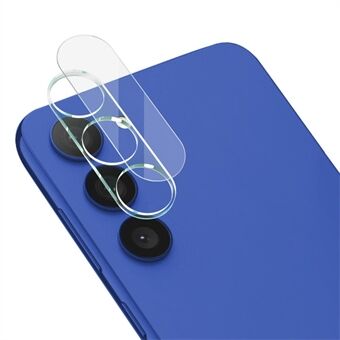 IMAK Anti-ridse Ultra Clear kameralinsebeskytter til Samsung Galaxy S23 / S23 Plus, integreret hærdet glas linsefilm + akryl linsehætte
