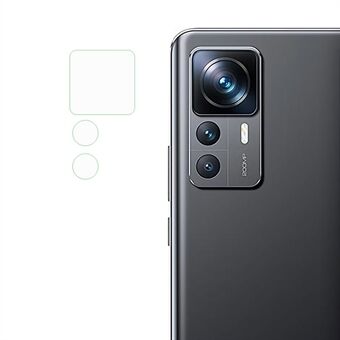 Anti-eksplosion kamera linsebeskytter til Xiaomi 12T Pro 5G blød soda-lime fuld cover HD klar boblefri baglinsefilm