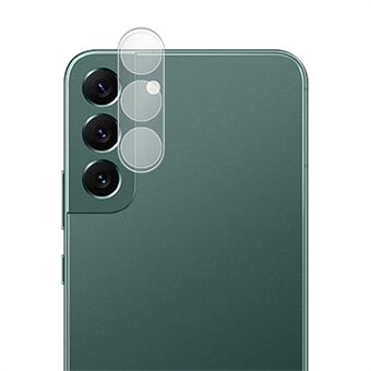 AMORUS Til Samsung Galaxy S23 Plus Kameralinsebeskytter Ultra Clear Anti-ridse Silke Print Hærdet glasfilm - Gennemsigtig