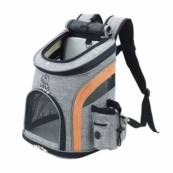 QS-003-M Pet Dog Backpack Breathable Mesh Shoulder Bag Travel Cat Carrier