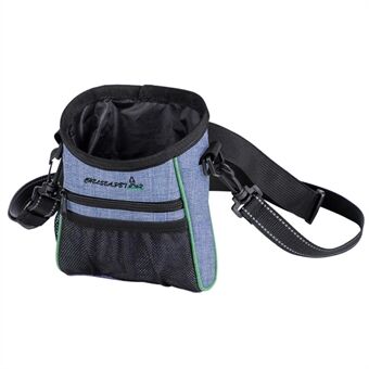 LDLC QS-059 Dog Treat Pouch Pet Hands-Free Training Waist Bag Drawstring Carries Pet Toys Food Poop Bag Pouch