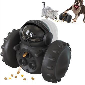 LSC-01 Maddispensering Kattetyggetøj Interaktiv Tumbler Hunde Bevægende Legetøj Funny motionskilling Teaser Legetøj til indendørs kæledyr (med FDA, BPA-fri)
