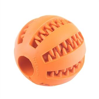 6 cm hvalpelegetøj Interaktivt Hundetyggetøj Tandrensningsboldværktøj til udlevering af madgodbidder (BPA-fri, ikke FDA-certificeret), størrelse: M