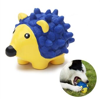 EETOYS Hundehvalp Squeak Blødt latex legetøj tegneserie pindsvin form kæledyr interaktivt legetøj
