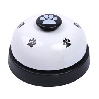 Kæledyrsklokke til hund Kattetræning Interaktivt legetøj kaldet middag små klokker Footprint Ring Trainer Påmindelse om fodring
