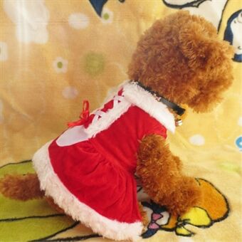 Costume Christmas Dress for Small Dog for Winter Spring
