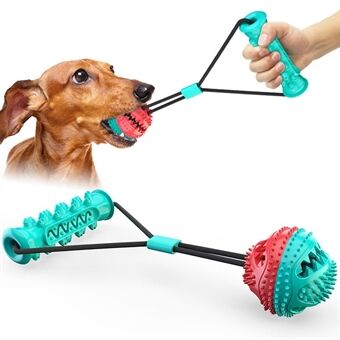 Hundetyggelegetøj Pet Molar Tyggelegetøj Rengøring Tænder Træningslegetøj Interaktiv Pet Treat Ball