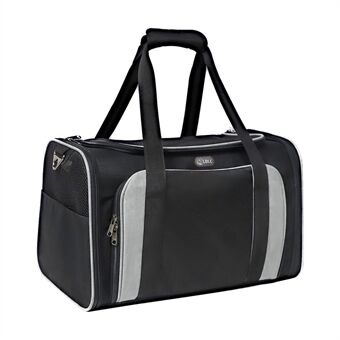 QS-028 Double Side Expandable Breathable Mesh Portable Pet Carrier Cat Dog Outdoor Travel Shoulder Bag