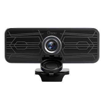 Gsou T16s 1080P HD Webcam med Webcam Cover Indbygget mikrofon til onlinekurser Broadcast Conference Video