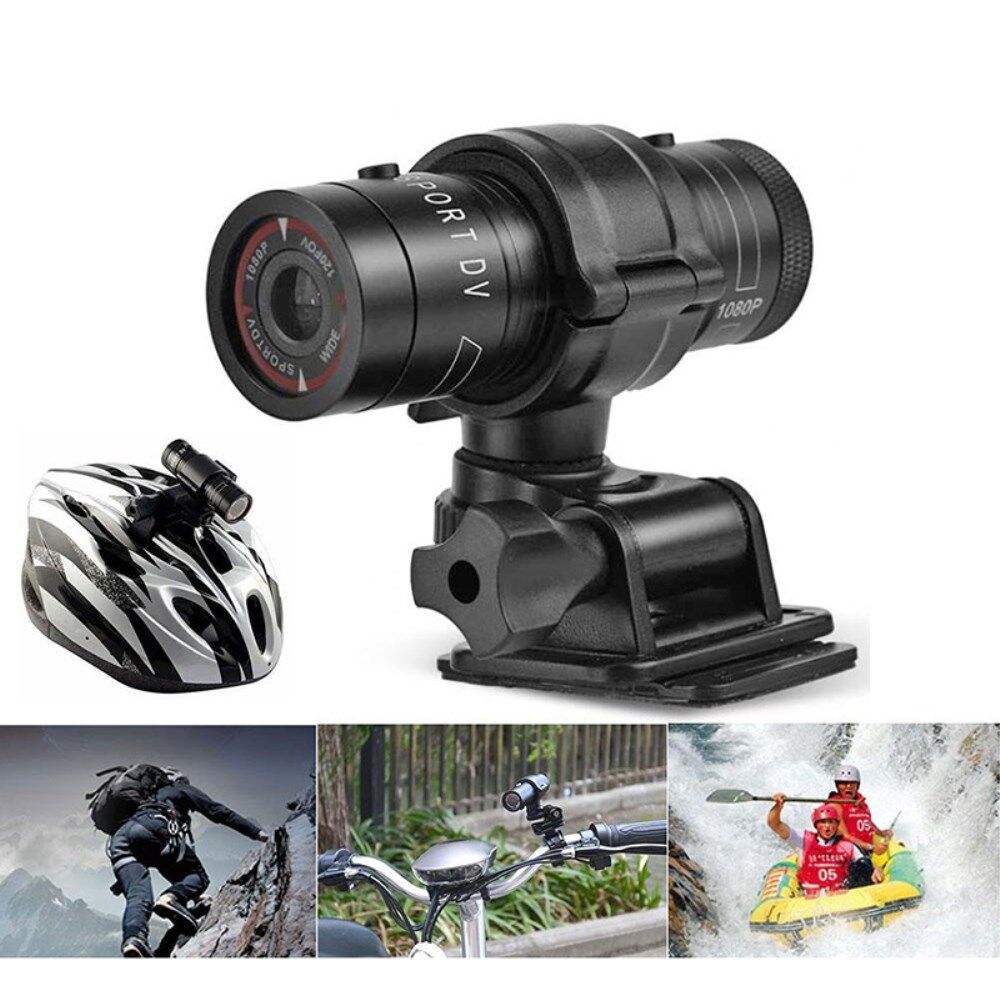 F9 HD 1080P 120 Outdoor sport DV mini videokamera Vandtæt cykel motorcykel hjelm videokamera