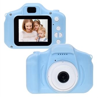 X2 børnekamera 1080P børnevideokamera Dual Cam Design kameralegetøj, der understøtter 32 GB hukommelseskort