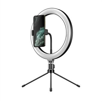 APEXEL APL-FL10JJ13Y 26 cm LED Ring Fotografering Selfie Fyld Lys med Stativ Telefon Holder