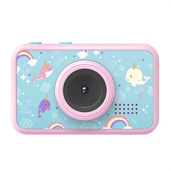 AD-G29D 2,4 tommer skærm til Kids For/bag dobbelt kamera bærbart håndholdt minikamera med spil/filtre/rammer