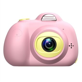 D6 2,0 tommer skærm børnekameralegetøj Genopladeligt dobbeltobjektiv DSLR-kamera Videokamera Kids (ingen hukommelseskort)