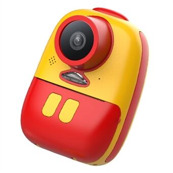 D10m 1080P Cute Instant Print Selfie-kamera med 2,0-tommer skærm til Kids, videokamera genopladeligt børnelegetøjsindlæringskamera