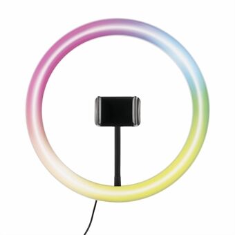 MOMAX 12 tommer RGB Dæmpbar Selfie Ring Light til Vlog YouTube Video Live Stream Photography
