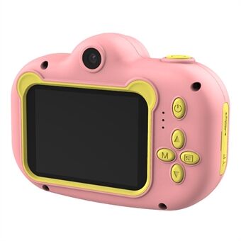 ET02 Cartoon 2.0 inch Screen Children Camera Rechargeable HD Wide Angle Digital Camera Camcorder Kids Gift