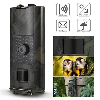 HC700G Jagtstikamera 3G SMS GSM 16MP 1080p Infrarød Night Vision Wildlife Scouting Kamera