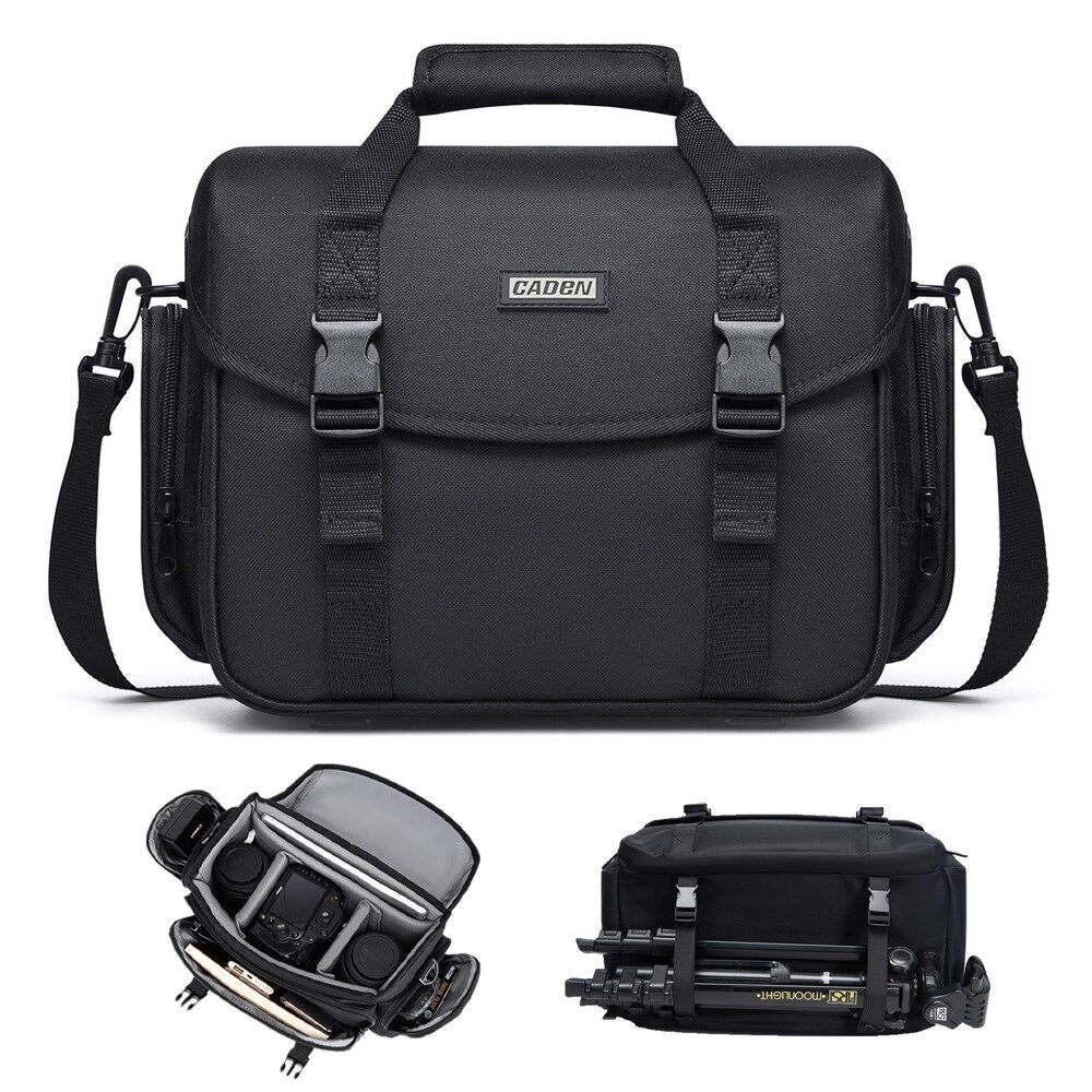CADEN D13 Outdoor stødsikker skuldertaske til Nikon Canon Sony stativ linse taske, størrelse: S