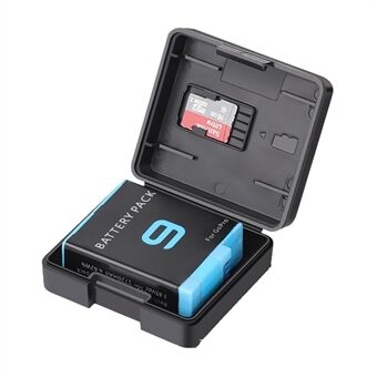 Plast batteri opbevaringsboks til GoPro Hero 9 Sort/8 Sort/7 Sort/6