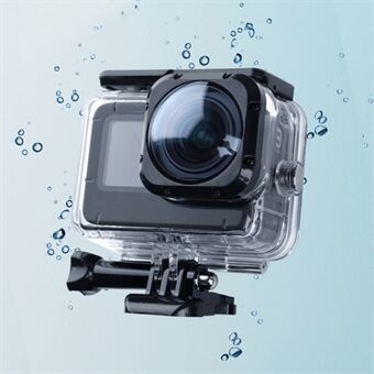 AT1269 45 m undervandsdykkerskal kamera beskyttende vandtæt husetui med vidvinkel MAX-objektiv til GoPro Hero 9 & 10