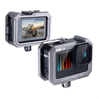 Kamerabeskyttelsesramme Anti-slag aluminiumslegeringshus til GoPro Hero 10/9