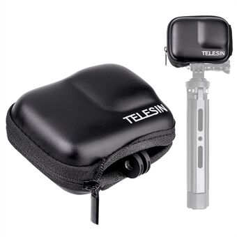TELESIN GP-CPB-901 opbevaringstaske til GoPro Hero 9/10 stødsikker EVA+PU læder bæretaske Bærbar boks Kameratilbehør Rejsesæt